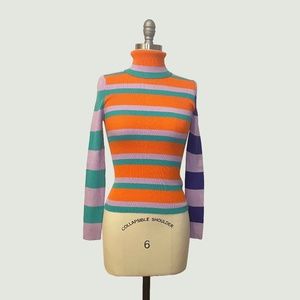 Maeve - Striped Turtleneck Sweater - Anthropologie - NWT